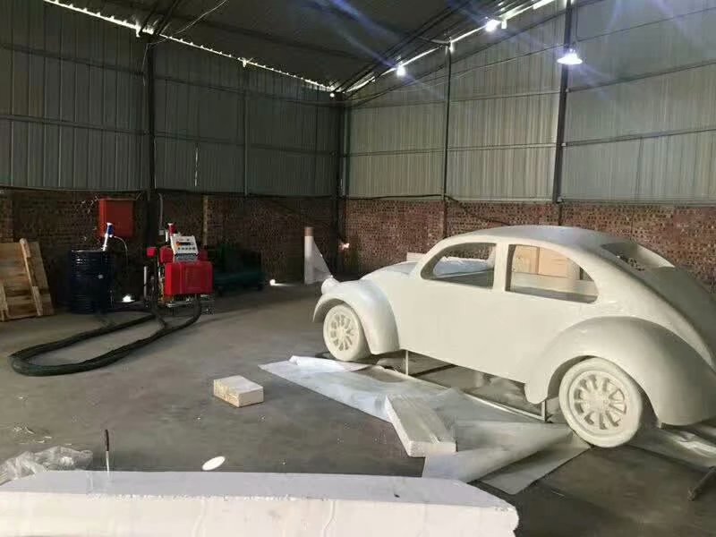 湖南聚脲噴涂機(jī) H系列5600 影視泡沫雕塑表面硬化 輸出量3~12kg/分鐘(圖1) 舞臺泡沫雕塑道具表面硬化聚脲噴涂案例